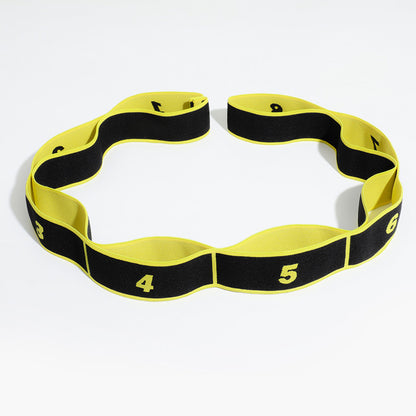 Segmented elastic band for stretching and training